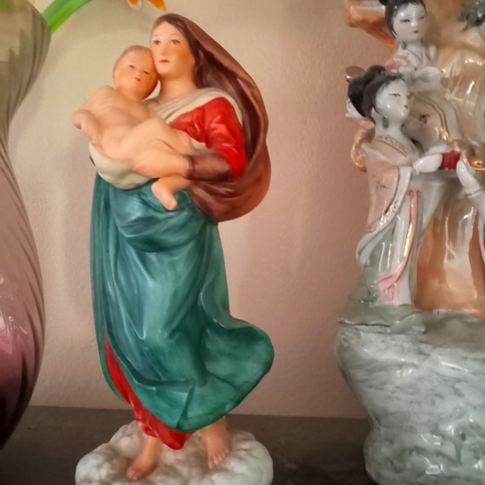 Mother and child porcelain figurine Lenox